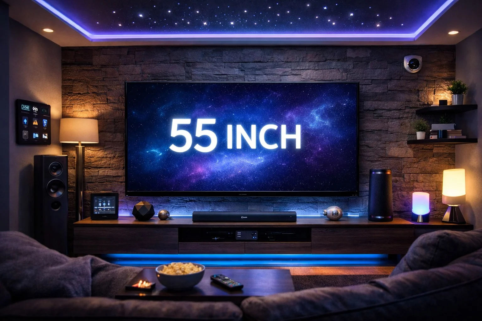 ابعاد تلویزیون 55 اینچ؛ راهنمای کامل قبل از خرید